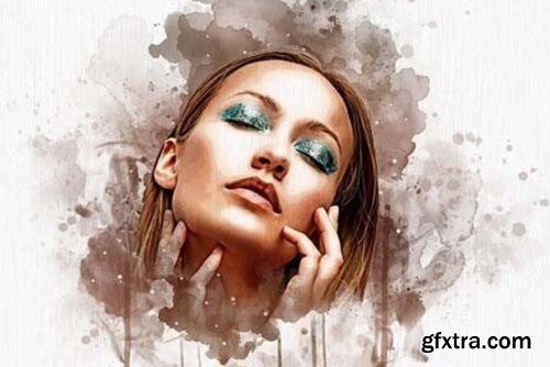 Editable Portrait Photo Effect Template Editable Portrait Photo Effect Template