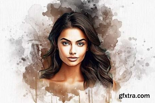 Editable Portrait Photo Effect Template Editable Portrait Photo Effect Template