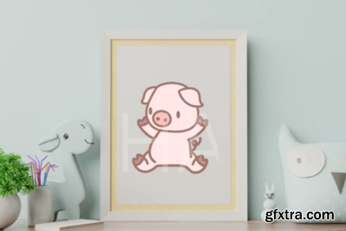 Cute Pigs Vol. 2 Procreate Stamp Brushes Cute Pigs Vol. 2 Procreate Stamp Brushes
