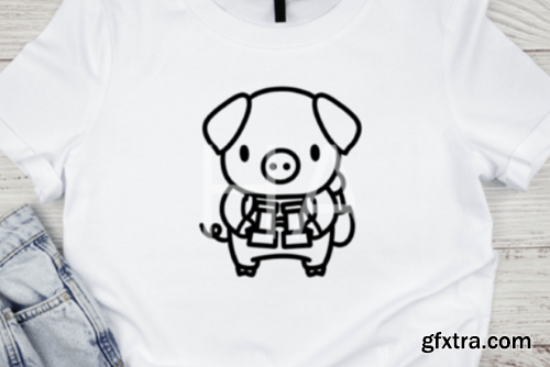 Cute Pigs Vol. 2 Procreate Stamp Brushes Cute Pigs Vol. 2 Procreate Stamp Brushes