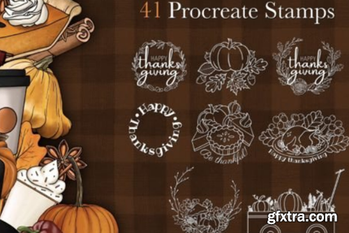 Procreate Thanksgiving Brushes Procreate Thanksgiving Brushes