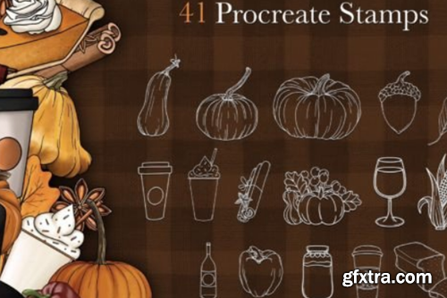 Procreate Thanksgiving Brushes Procreate Thanksgiving Brushes