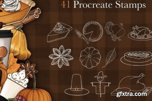 Procreate Thanksgiving Brushes Procreate Thanksgiving Brushes