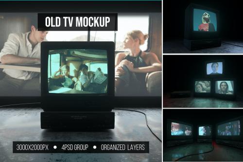 Old TV Mockups