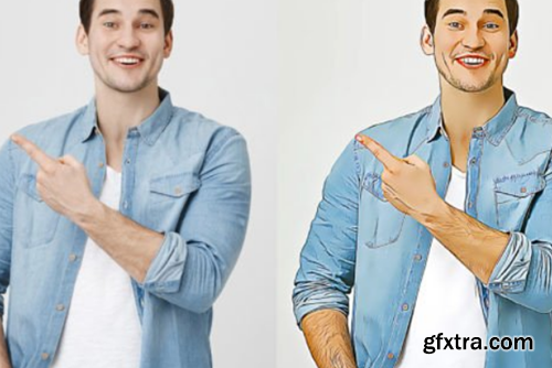 Cartoonize Photoshop Action Cartoonize Photoshop Action