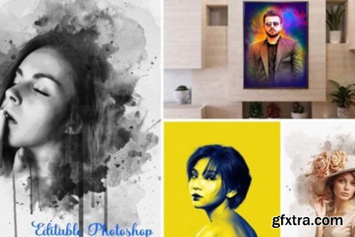 Editable Portrait for Photoshop Editable Portrait for Photoshop