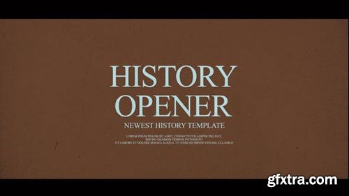 Videohive History Opener 50515693