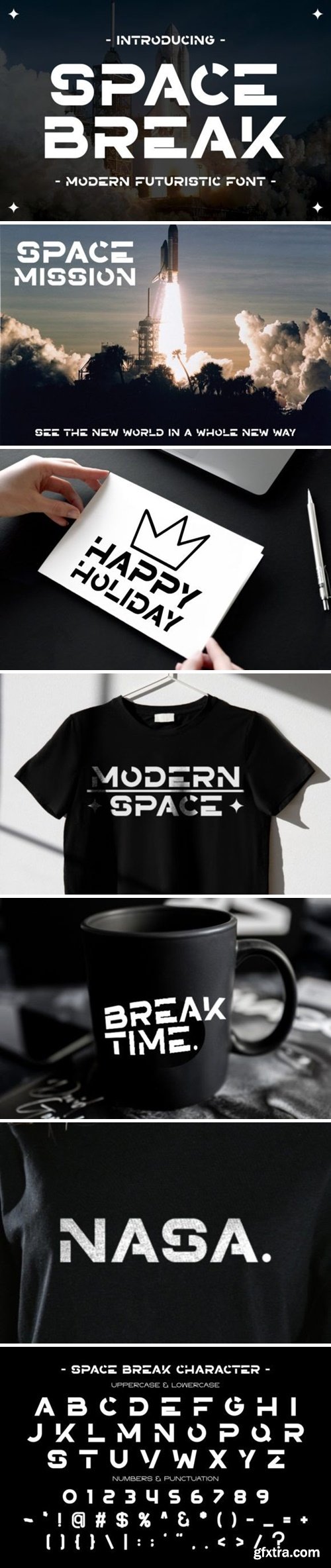 Space Break Font