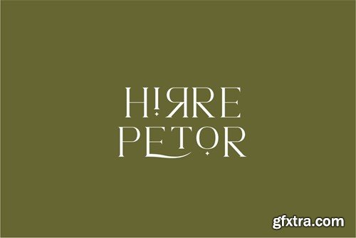 Lorien modern typeface serif font 5A5L7FS