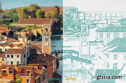 Sketch Watercolor Photo Effect 87HLDL3 Sketch Watercolor Photo Effect 87HLDL3