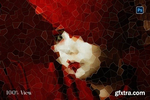 Mosaic Photoshop Effect 5GT4KF2