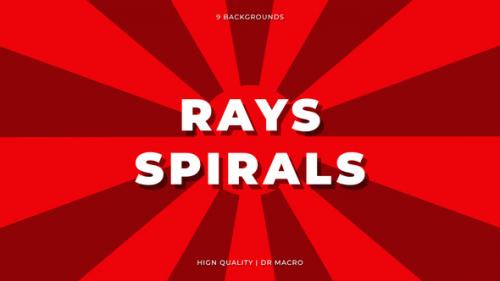 Rays & Spirals Background | DaVinci Resolve Macro - 50203631