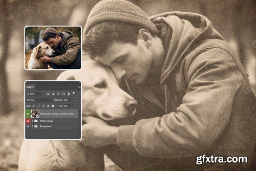 Vintage Photo Effect 6JJU4LW