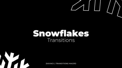 Snowflakes Transitions | DaVinci Resolve Macro - 50203651