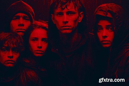 Cyber Halftone Photo Effect MKDC87M