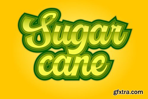 Sugar Cane Text Effect FBL74ED Sugar Cane Text Effect FBL74ED