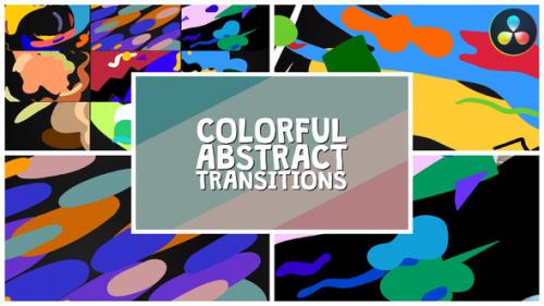 Colorful Abstract Transitions | DaVinci Resolve - 50406022