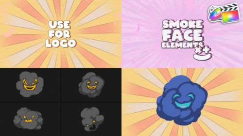 Explosion Smoke Face Elements | FCPX - 50406327