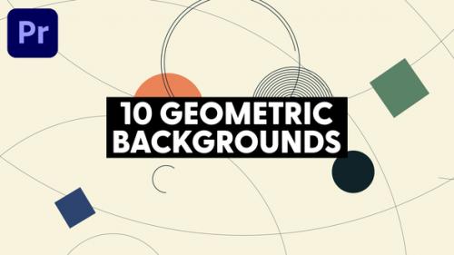 Geometric Retro Backgrounds - 50410778