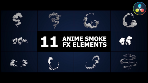 Anime Smoke Elements | DaVinci Resolve - 50428535
