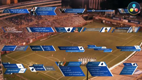Action Sport Lower Thirds | DaVinci Resolve - 50429103