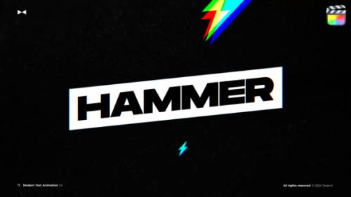 Modern Text Animation FCPX - 50430161