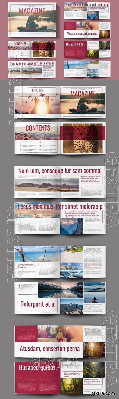 Magazine Landscape Layout 34AKZQT