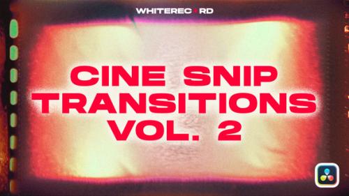 Cine Snip Transitions VOL.2 | DaVinci Resolve - 50434088