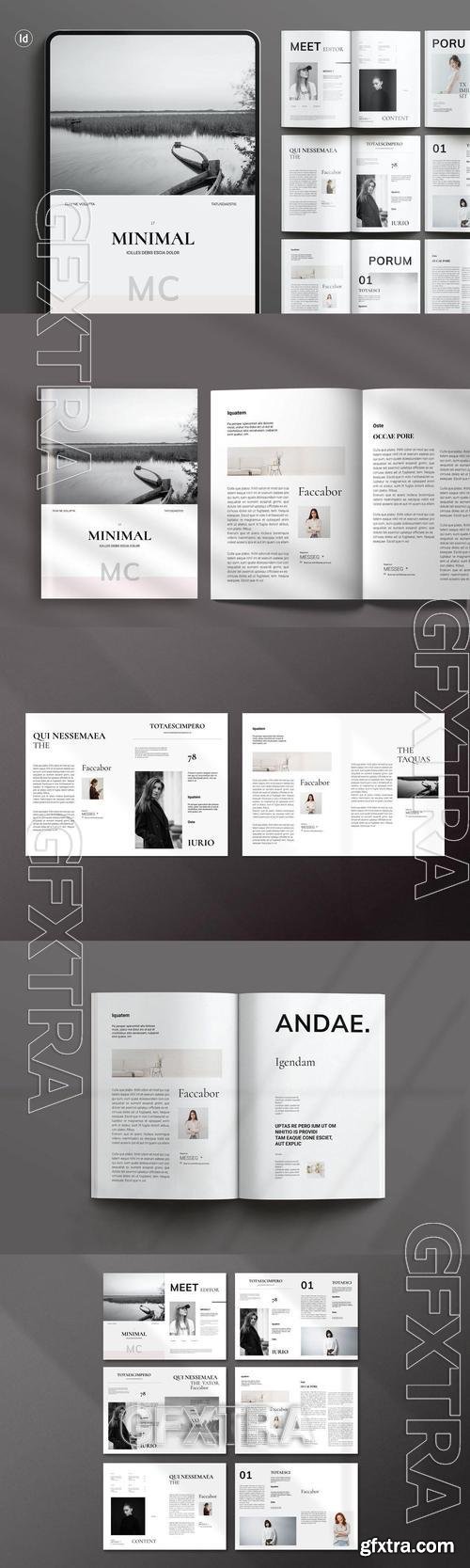 Minimal Magazine Template Minimal Magazine Template