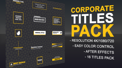 Corprate Clean Titles Pack | Premiere Pro - 50435165