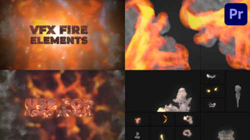 VFX Fire Elements for Premiere Pro - 50393337