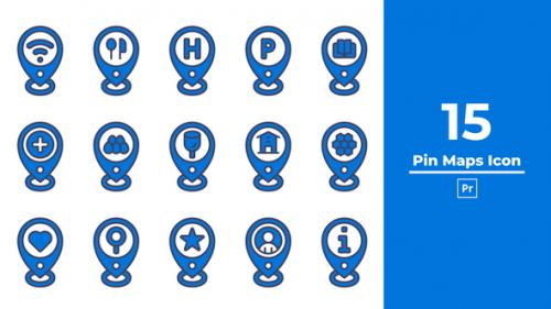 Pin Maps Icon Premiere Pro - 50436476