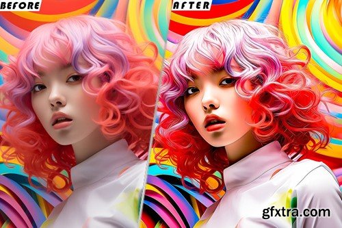 Cartoon Painting Photoshop Actions FW43H9A