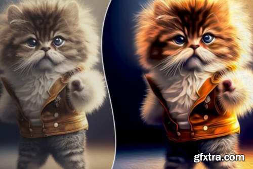 Painted Cartoon Photoshop Action Painted Cartoon Photoshop Action