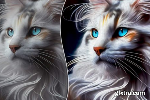 Painted Cartoon Photoshop Action Painted Cartoon Photoshop Action