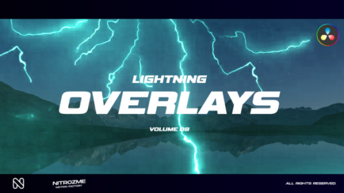 Lightning Overlays Vol. 08 for DaVinci Resolve - 50457058