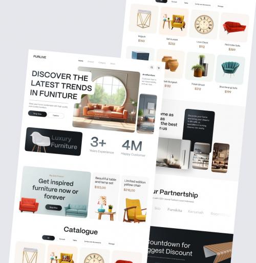 Furlive - Furniture Landing Page