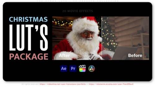 Christmas LUTs - FX Presets Collection - 50457681