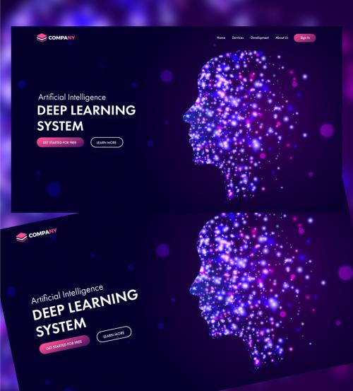 Deep Learning System with Virtual Assistant Web Hero Image - 402347763