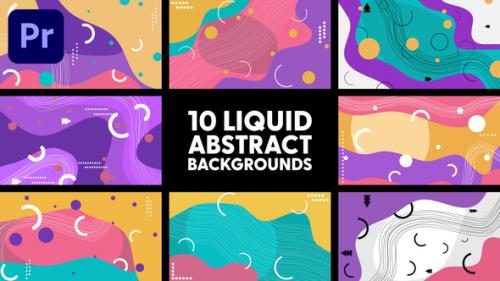Liquid Abstract Backgrounds - 50474242