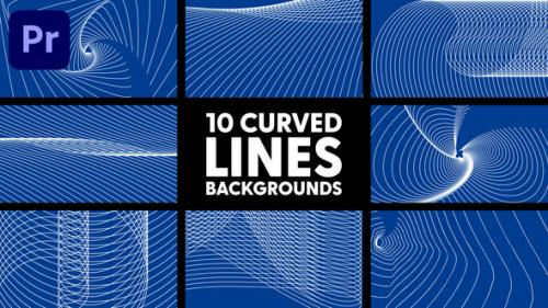 Curved Lines Backgrounds - 50474291