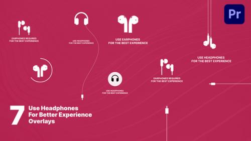 Use Headphones For Better Experience Overlays - 50479599