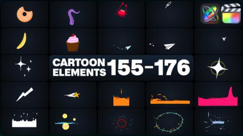 Cartoon Elements for FCPX - 50359954