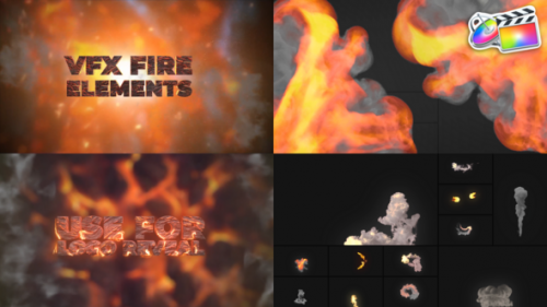 VFX Fire Elements for FCPX - 50381511