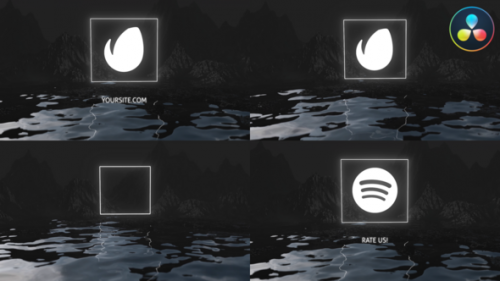 Dark Water Logo for DaVinci Resolve - 50381622