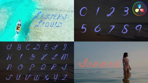 Liquid Letters for DaVinci Resolve - 50381682