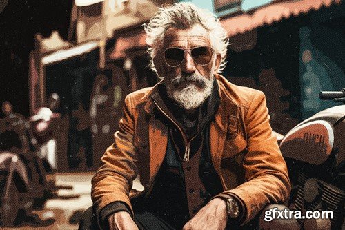 Halftone Art Photo Effect 3F9DBY8 Halftone Art Photo Effect 3F9DBY8