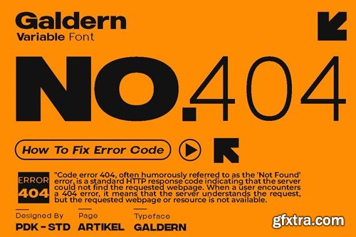 Galdern - Geometric Modern Font 7PGJ4RN