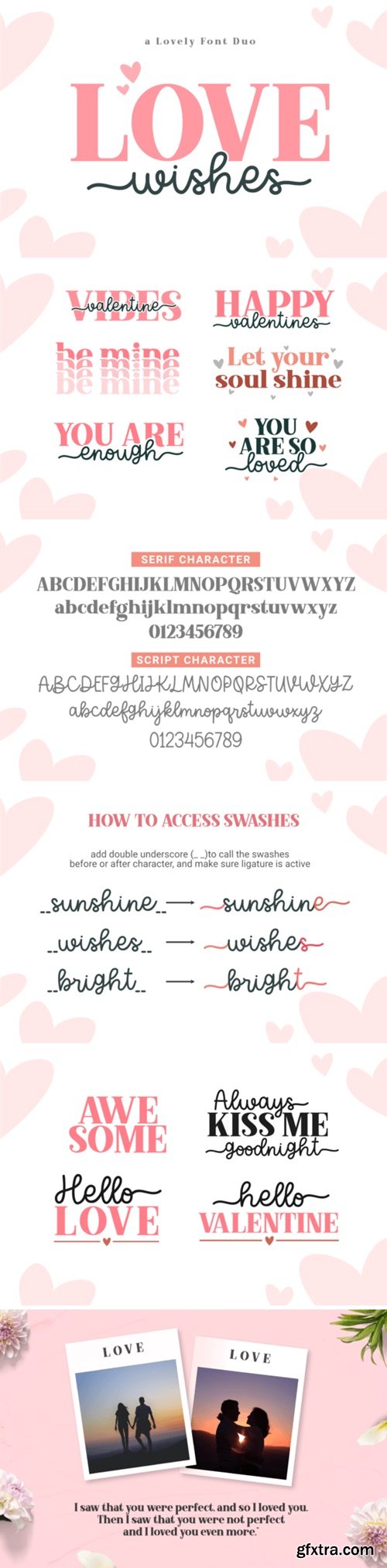 Love Wishes Duo Font