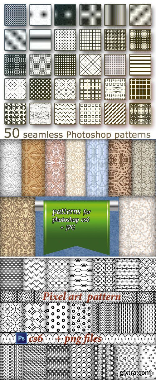 Awesomre Seamless Patterns Collection for Photoshop